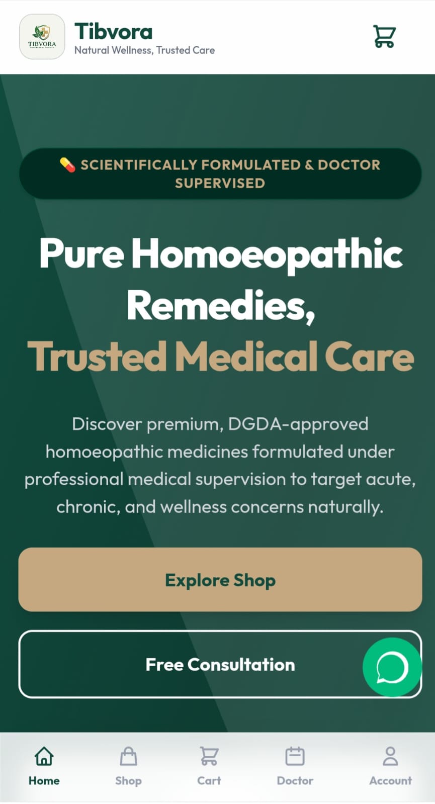 Tibvora Homoeopathic Remedies